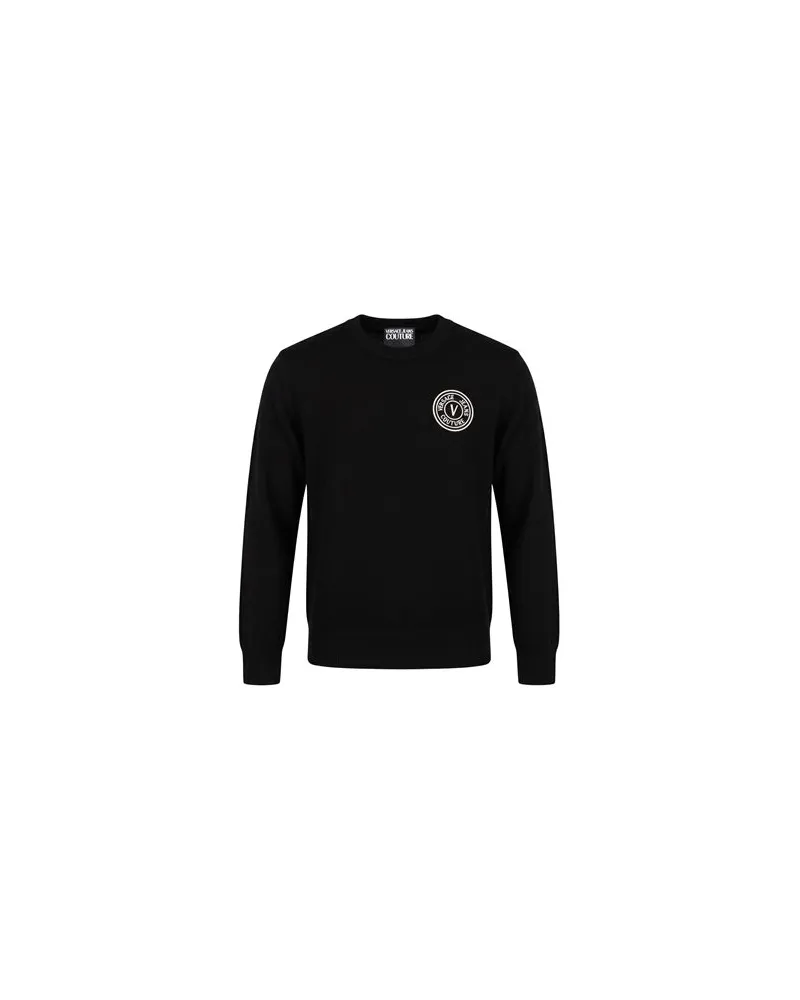 Versace Jeans STRICKWAREN - Pulloverauf YOOX.COM Schwarz