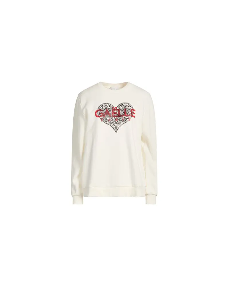 Gaëlle Bonheur TOPS - Sweatshirtsauf YOOX.COM Cremeweiß