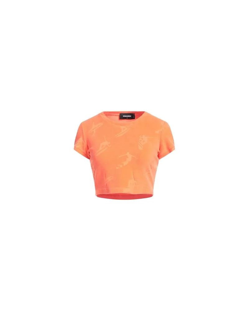 Dsquared2 TOPS - T-shirtsauf YOOX.COM Orange