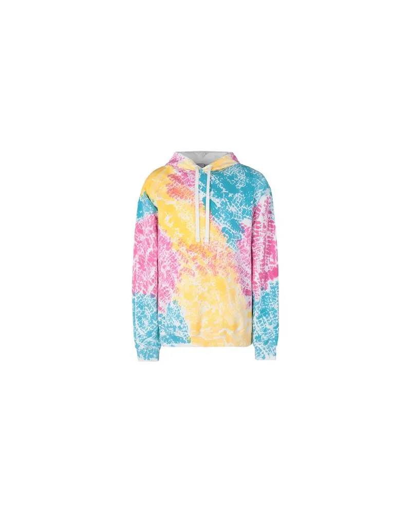 8 by Yoox ORGANIC COTTON TIE-DYE HOODIE  - TOPS - Sweatshirtsauf YOOX.COM Gelb