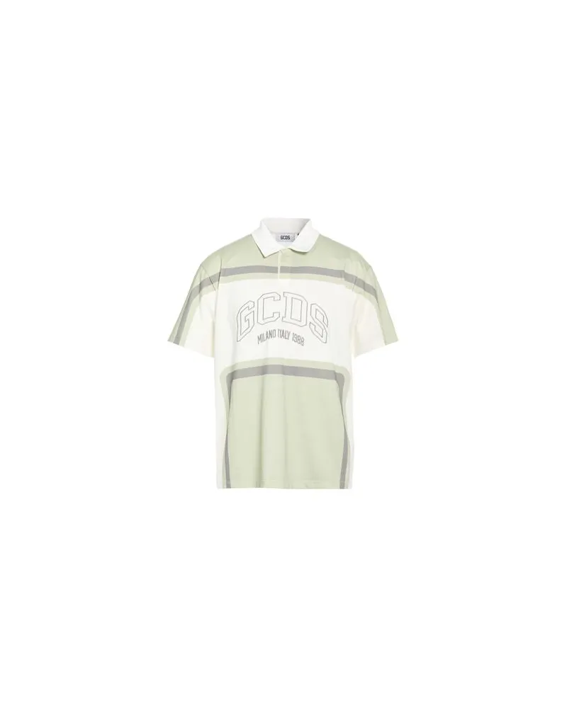 GCDS TOPS - Poloshirtsauf YOOX.COM Salbeigrün