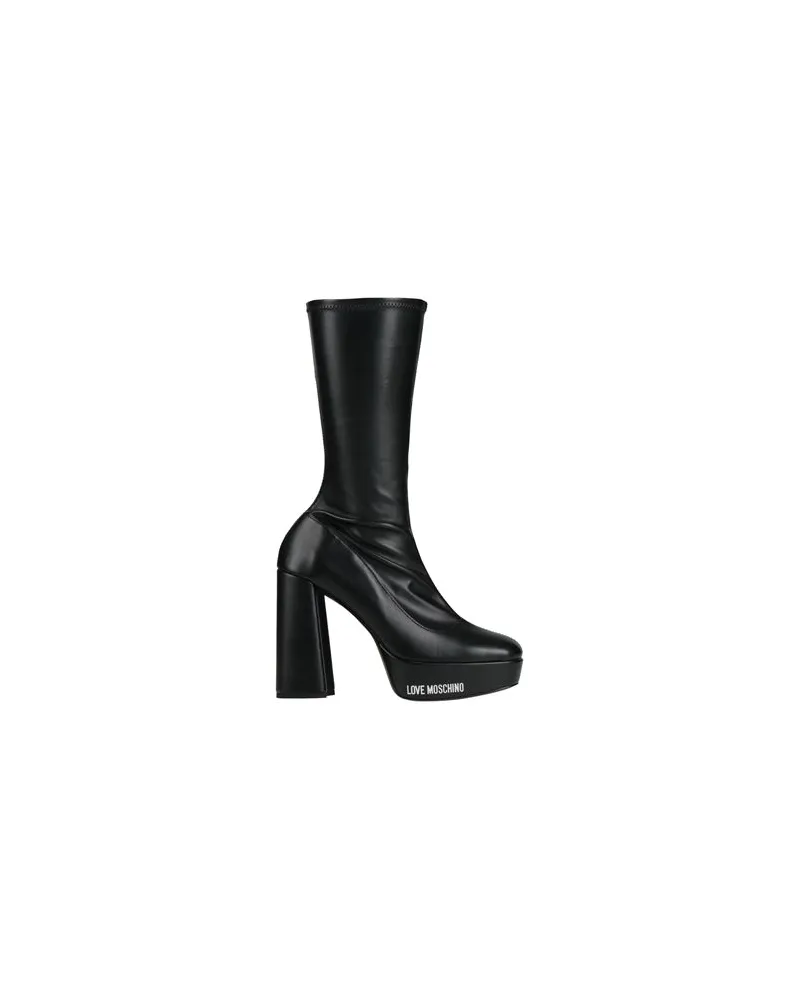 Moschino SCHUHE - Stiefelauf YOOX.COM Schwarz