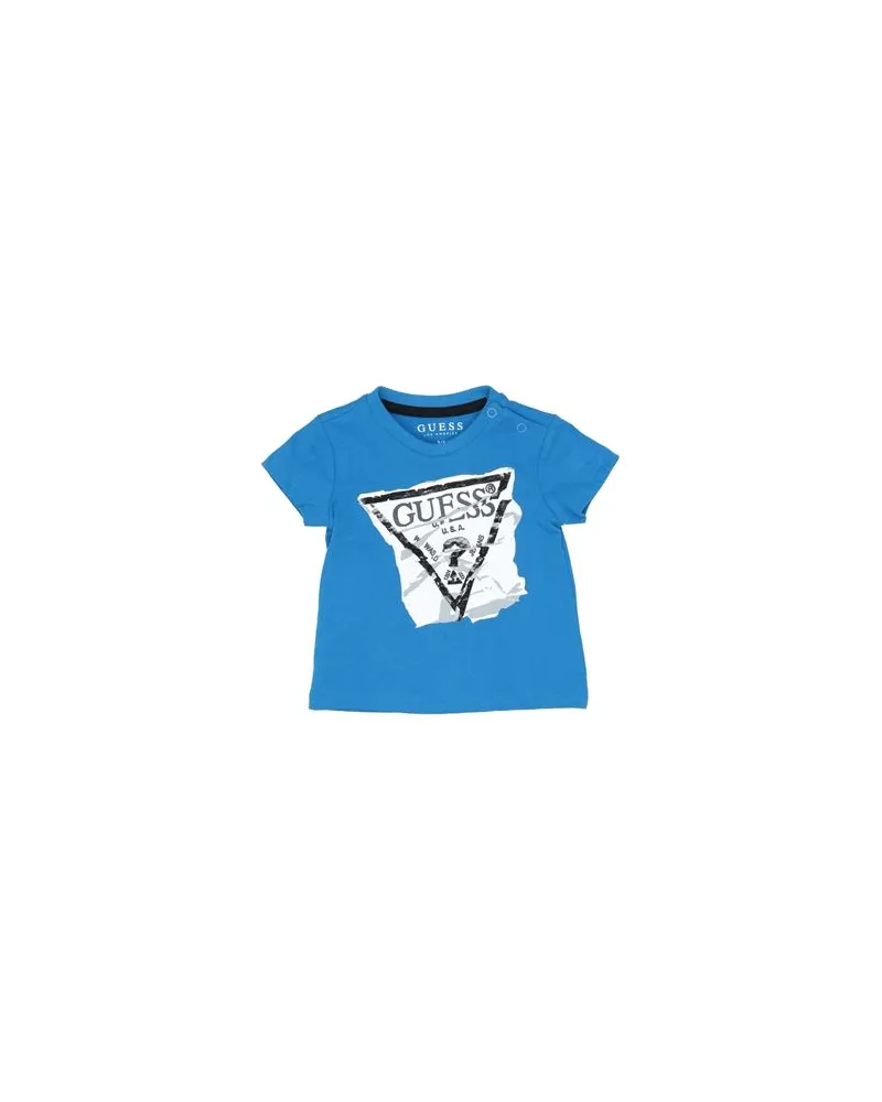 Guess TOPS - T-shirtsauf YOOX.COM Azurblau