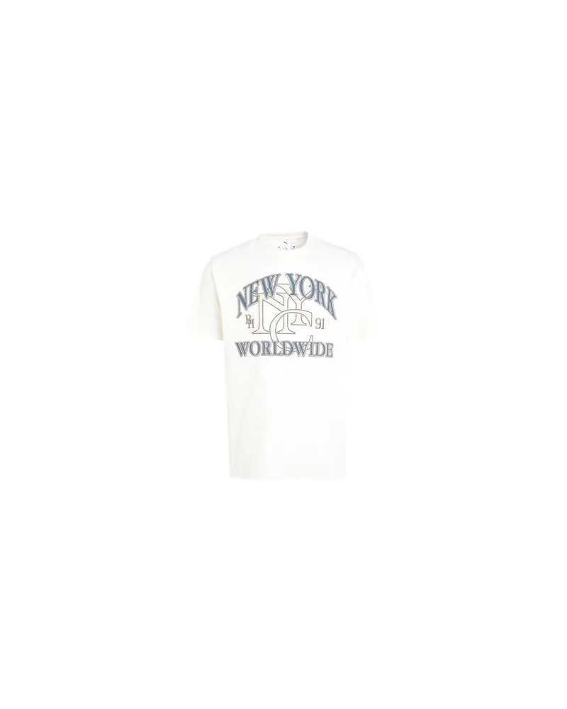 Puma x RHUIGI Graphic Tee  - PUMA x RHUIGI Graphic Tee - TOPS - T-shirtsauf YOOX.COM Elfenbein