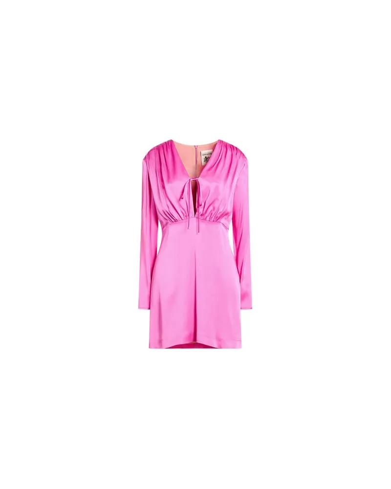 Semicouture KLEIDER - Mini-Kleiderauf YOOX.COM Fuchsia