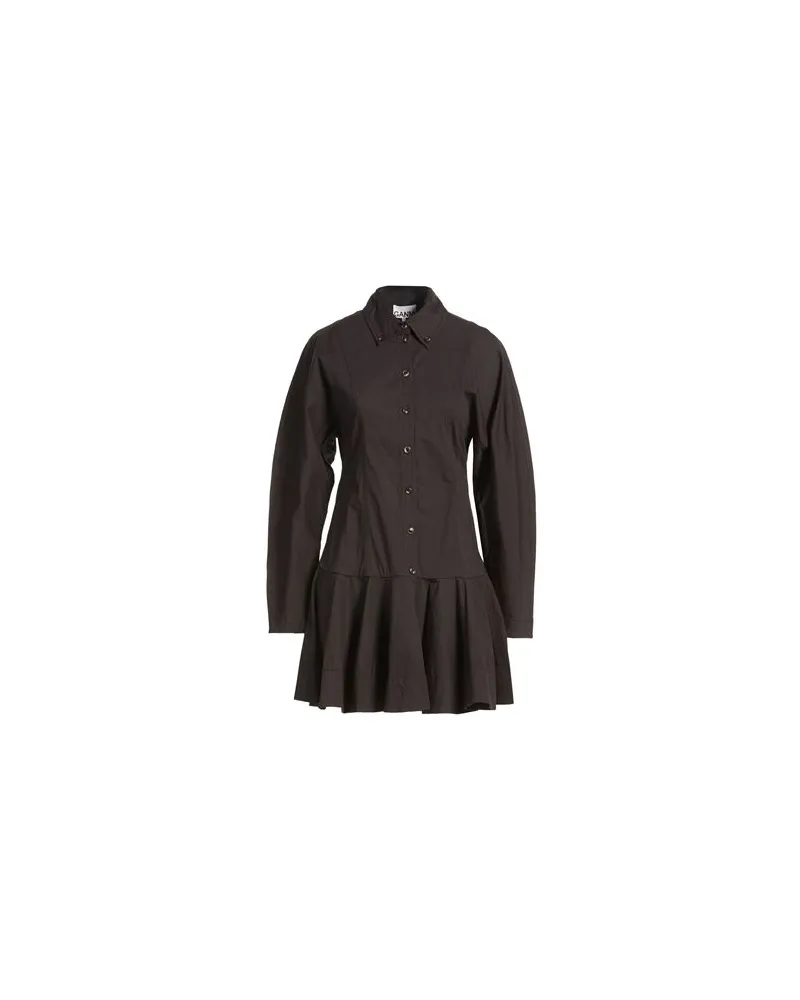 Ganni KLEIDER - Mini-Kleiderauf YOOX.COM Schwarz