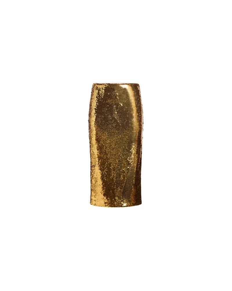 Ermanno Scervino HOSEN & RÖCKE - Midi-Röckeauf YOOX.COM Gold
