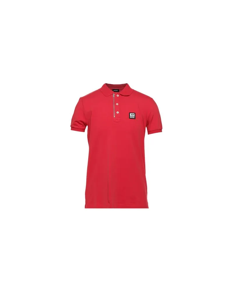 Diesel TOPS - Poloshirtsauf YOOX.COM Rot