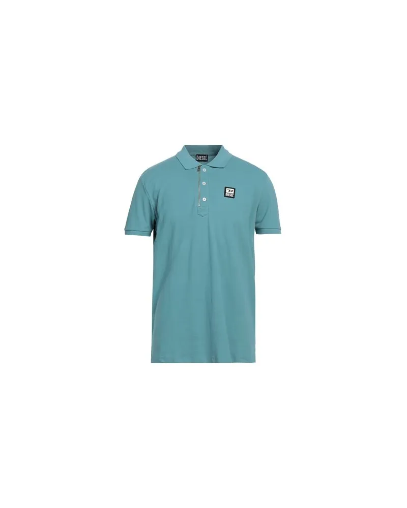 Diesel TOPS - Poloshirtsauf YOOX.COM Blaugrau