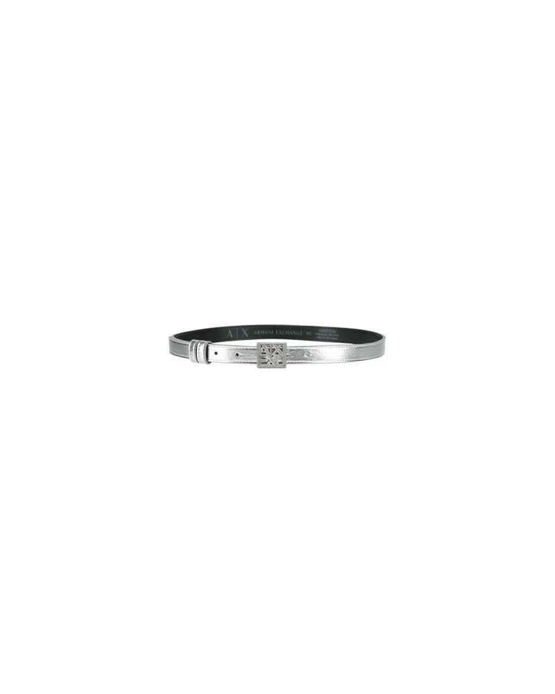 Armani Exchange Kleinlederwaren - Gürtelauf YOOX.COM Silber