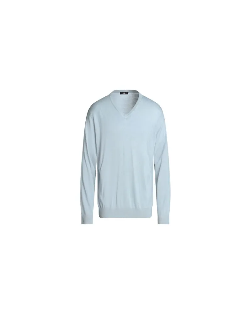 Alpha Studio STRICKWAREN - Pulloverauf YOOX.COM Blaugrau