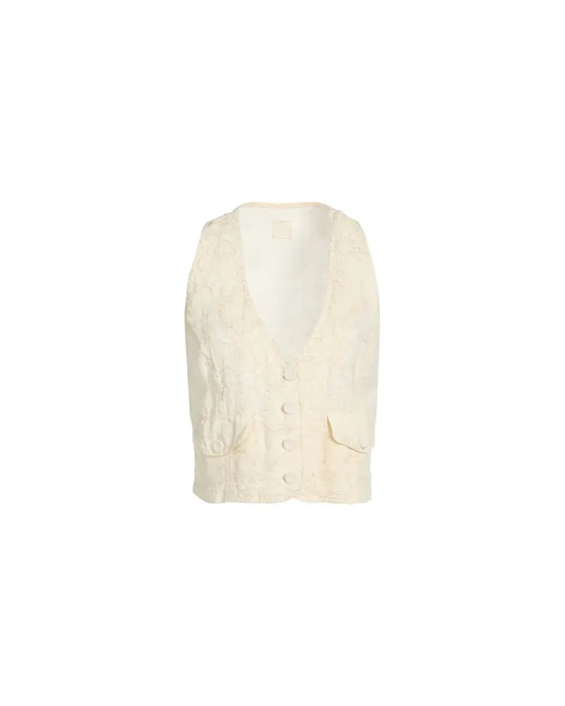 120% Lino ANZÜGE und CO-ORDS - Couture-Westenauf YOOX.COM Elfenbein