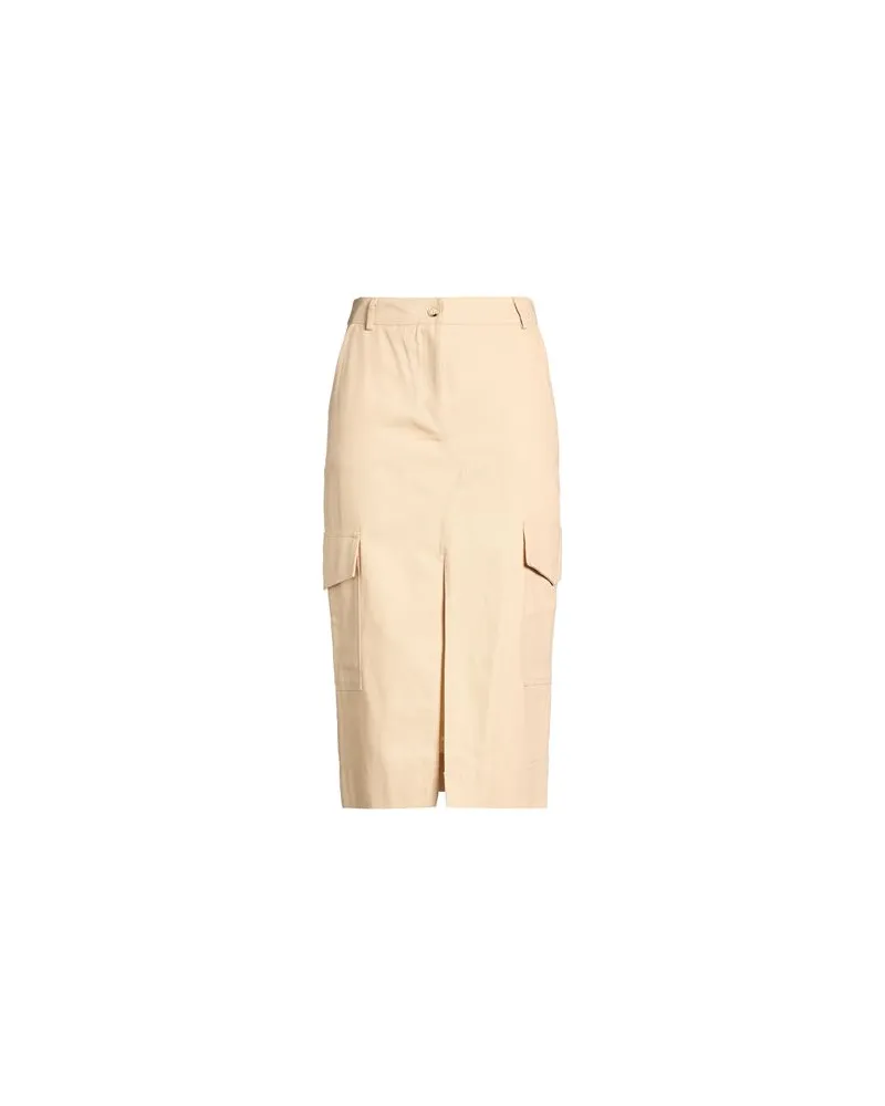 Icona By Kaos HOSEN & RÖCKE - Midi-Röckeauf YOOX.COM Beige