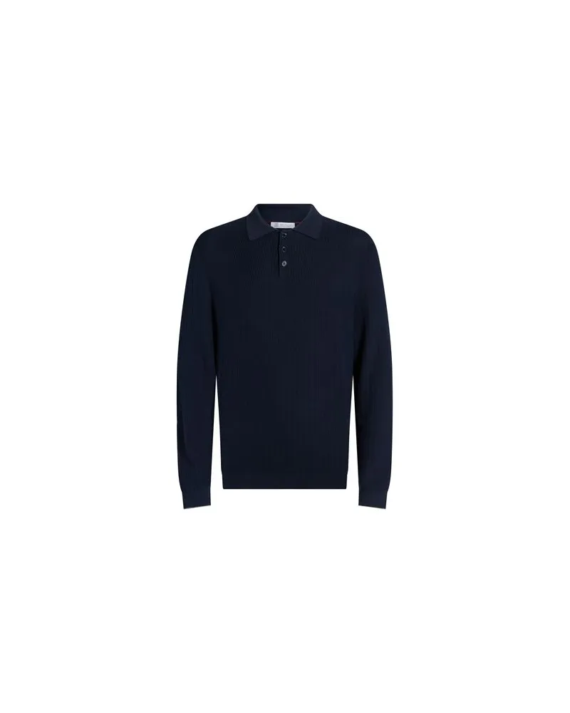 Brunello Cucinelli STRICKWAREN - Pulloverauf YOOX.COM Blau