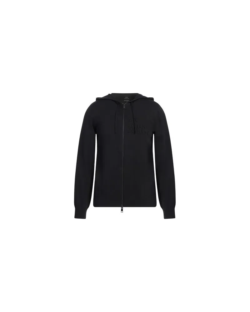 Armani Exchange STRICKWAREN - Strickjackenauf YOOX.COM Schwarz