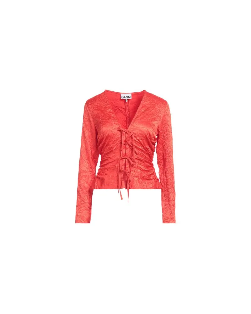 Ganni TOPS - Topsauf YOOX.COM Rot