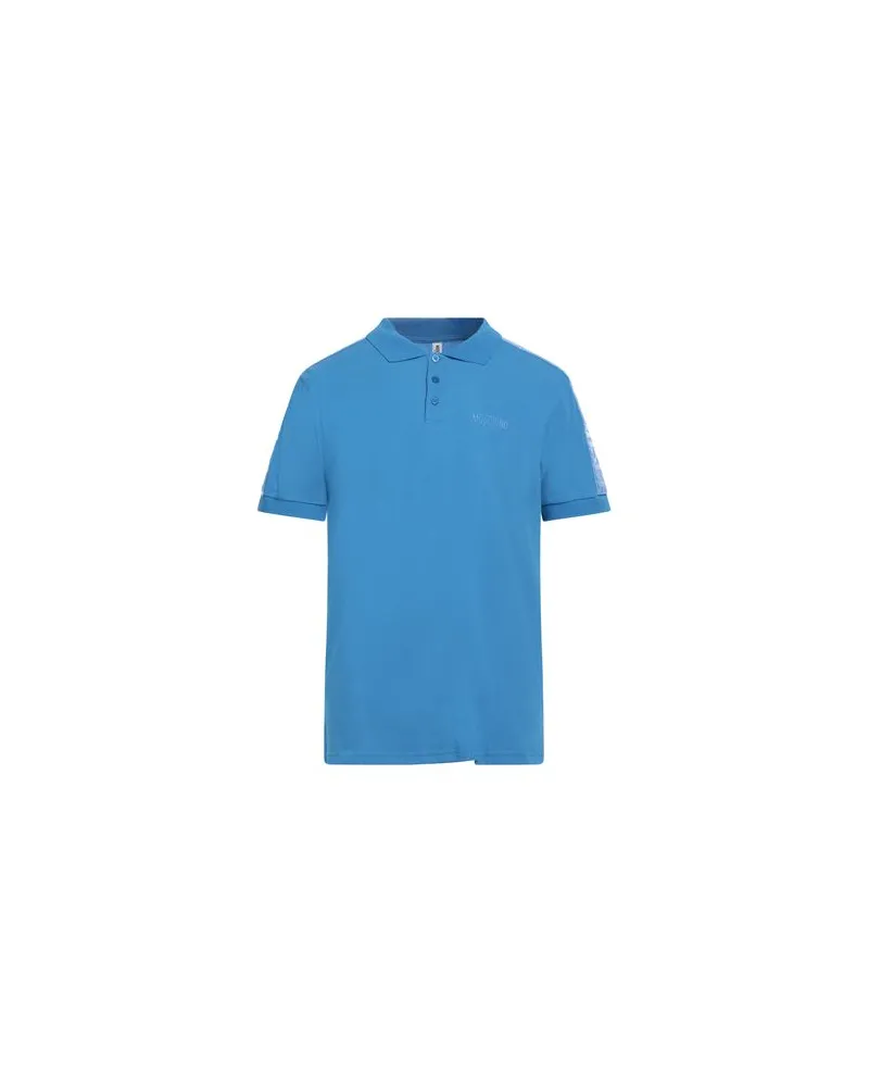 Moschino TOPS - Poloshirtsauf YOOX.COM Azurblau