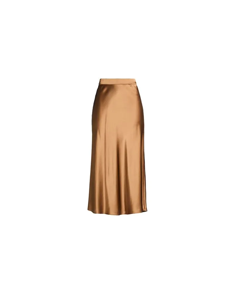 Kaos HOSEN & RÖCKE - Midi-Röckeauf YOOX.COM Braun