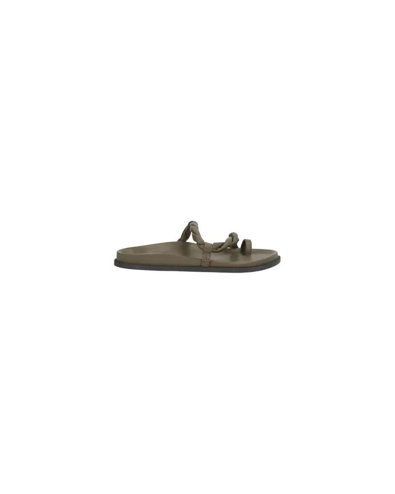 Elena Iachi SCHUHE - Zehentrennerauf YOOX.COM Militärgrün