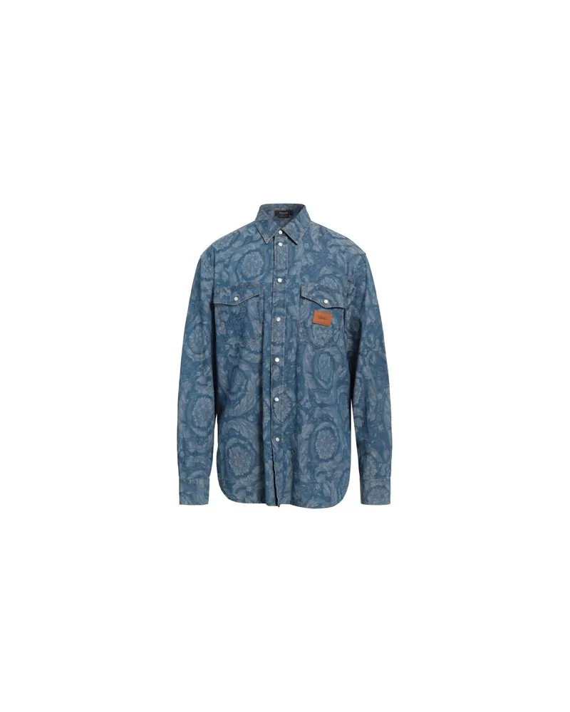 Versace TOPS - Jeanshemdenauf YOOX.COM Blau