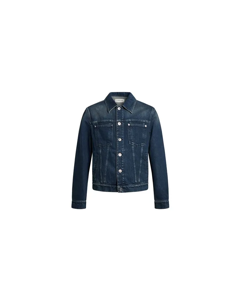 Lanvin JACKEN & MÄNTEL - Jeansjacken/Mäntelauf YOOX.COM Blau