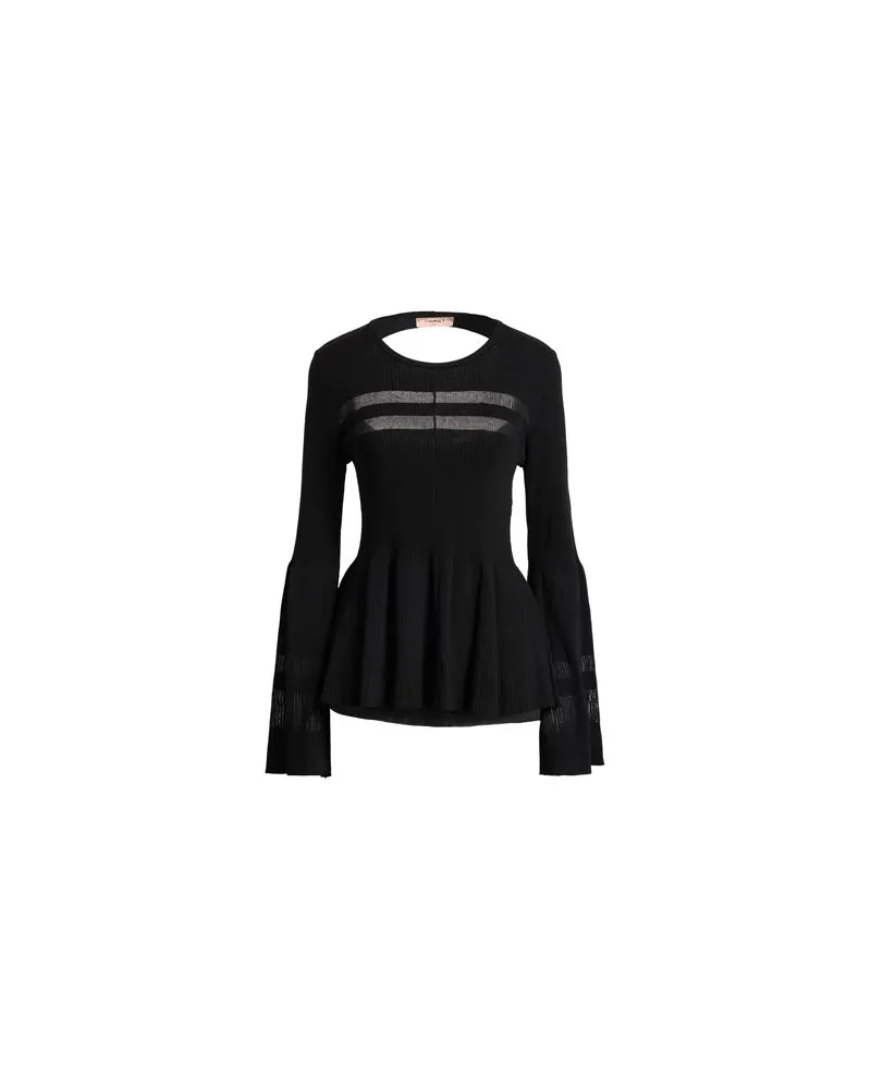 Twin-Set STRICKWAREN - Pulloverauf YOOX.COM Schwarz
