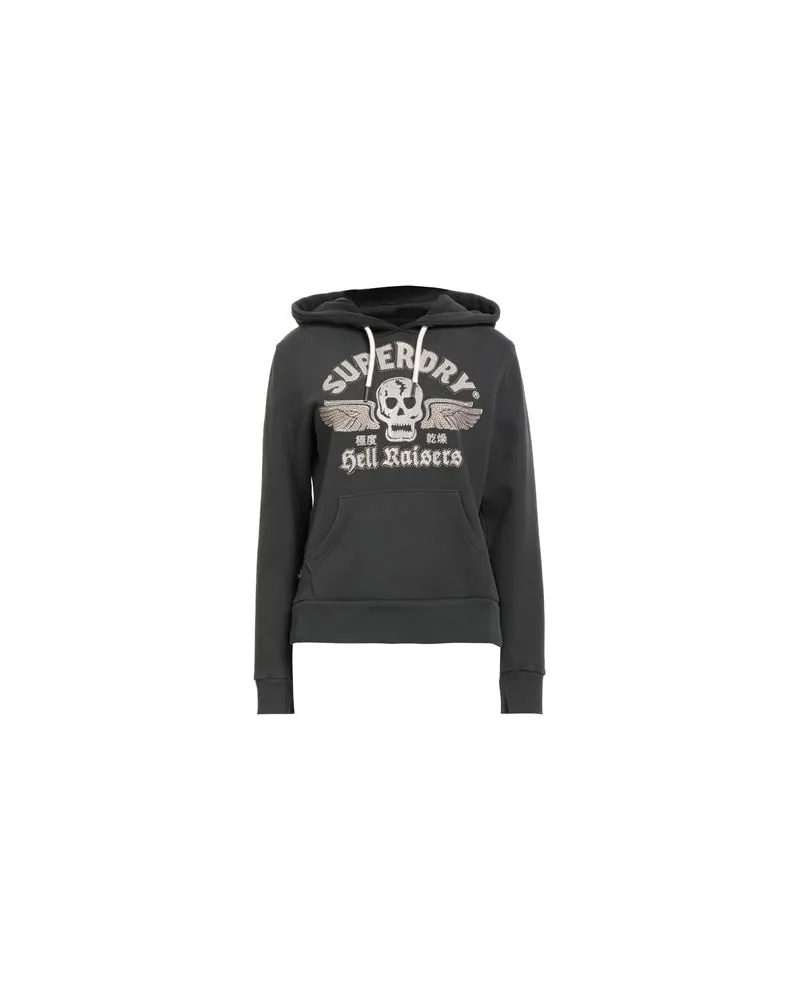 Superdry. TOPS - Sweatshirtsauf YOOX.COM Braungrau