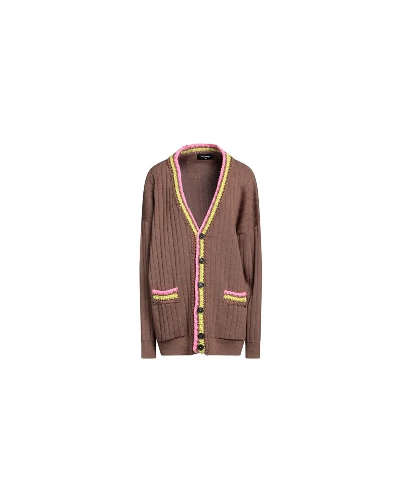 Dsquared2 STRICKWAREN - Strickjackenauf YOOX.COM Braun