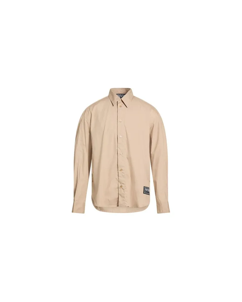Versace Jeans TOPS - Hemdenauf YOOX.COM Sand