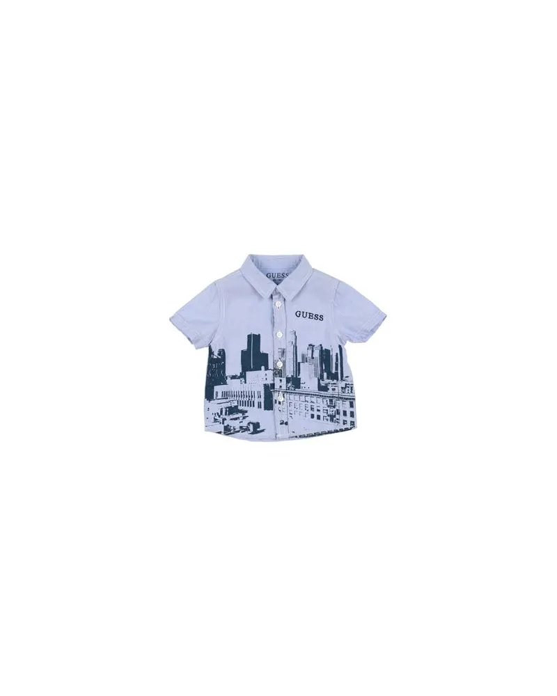 Guess TOPS - Hemdenauf YOOX.COM Blau