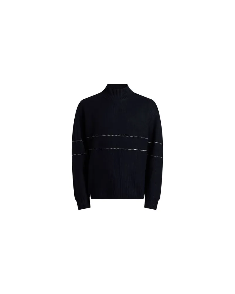Emporio Armani STRICKWAREN - Rollkragenpulloverauf YOOX.COM Nachtblau