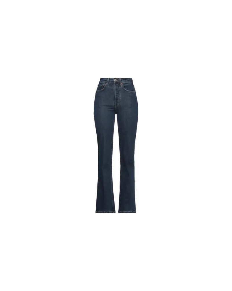 RE/DONE HOSEN & RÖCKE - Jeanshosenauf YOOX.COM Blau