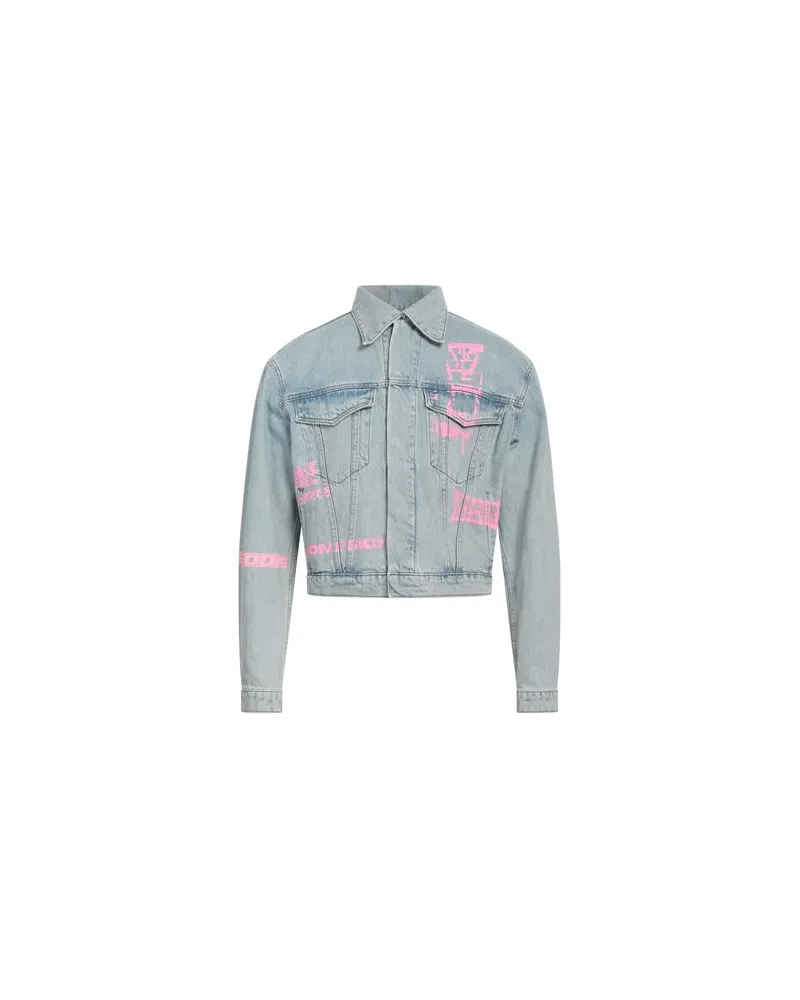 WE 11 DONE JACKEN & MÄNTEL - Jeansjacken/Mäntelauf YOOX.COM Blau