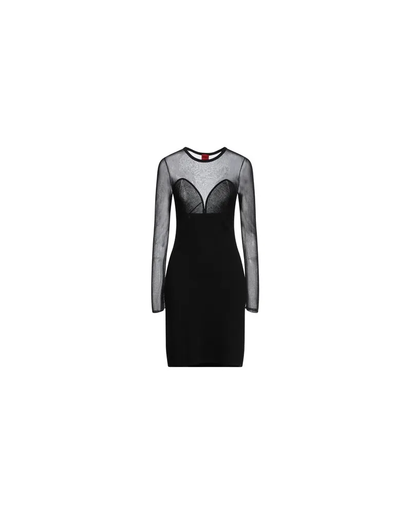 HUGO BOSS KLEIDER - Mini-Kleiderauf YOOX.COM Schwarz