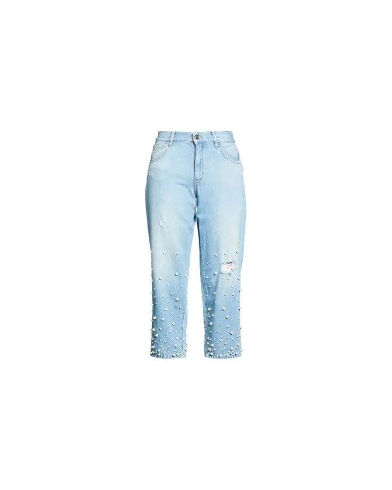 Blumarine HOSEN & RÖCKE - Jeanshosenauf YOOX.COM Blau