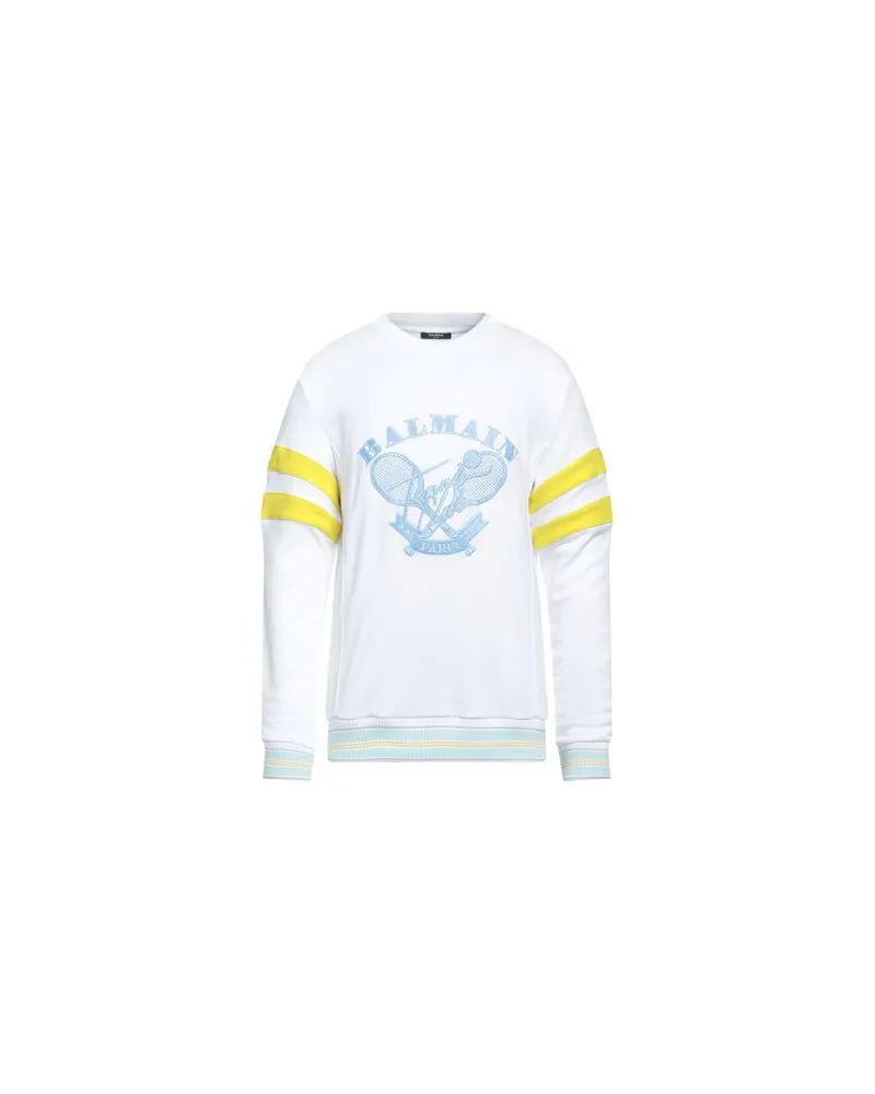 Balmain TOPS - Sweatshirtsauf YOOX.COM Weiß