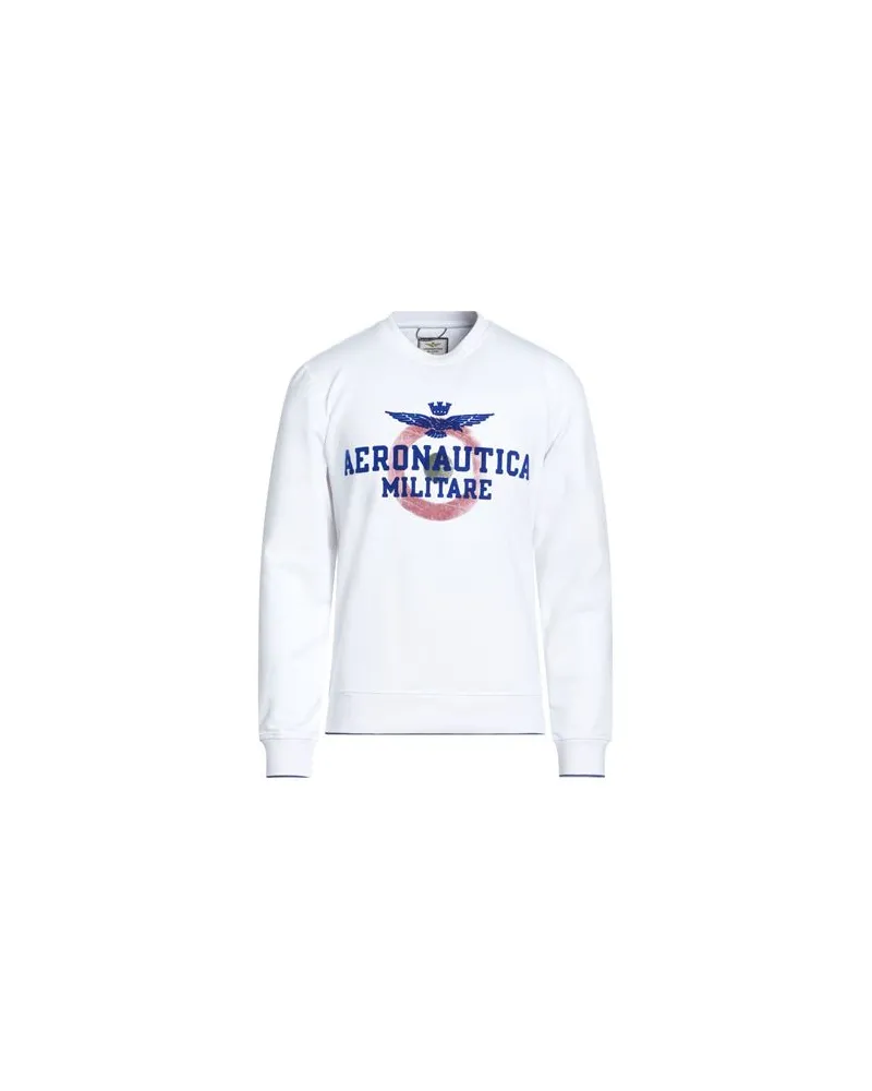 Aeronautica Militare TOPS - Sweatshirtsauf YOOX.COM Weiß