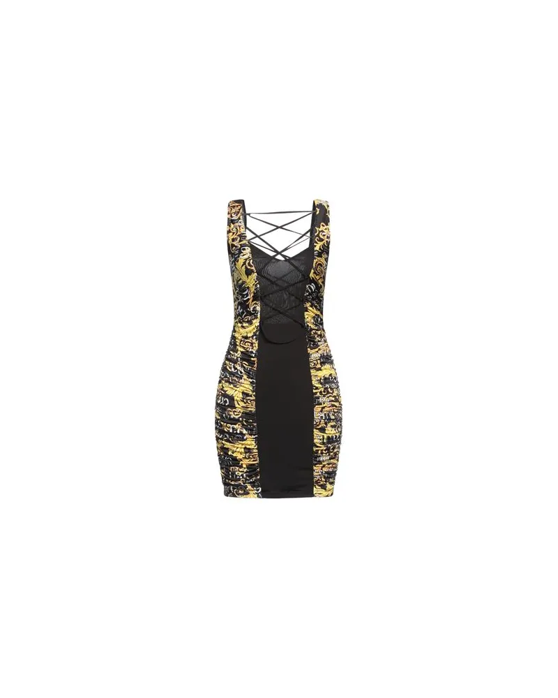 Versace Jeans KLEIDER - Mini-Kleiderauf YOOX.COM Schwarz