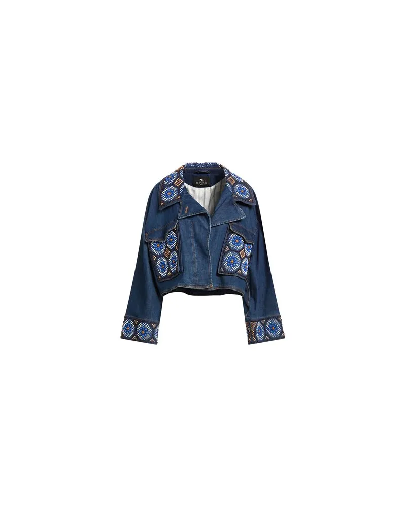 Etro JACKEN & MÄNTEL - Jeansjacken/Mäntelauf YOOX.COM Blau