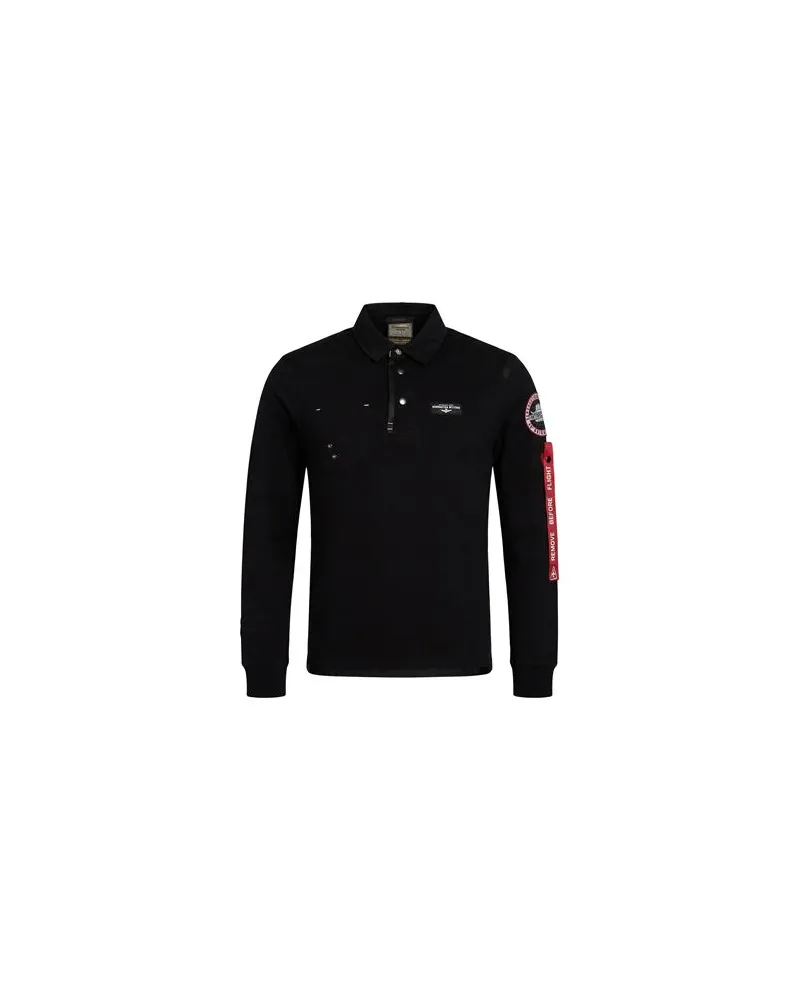 Aeronautica Militare TOPS - Poloshirtsauf YOOX.COM Schwarz
