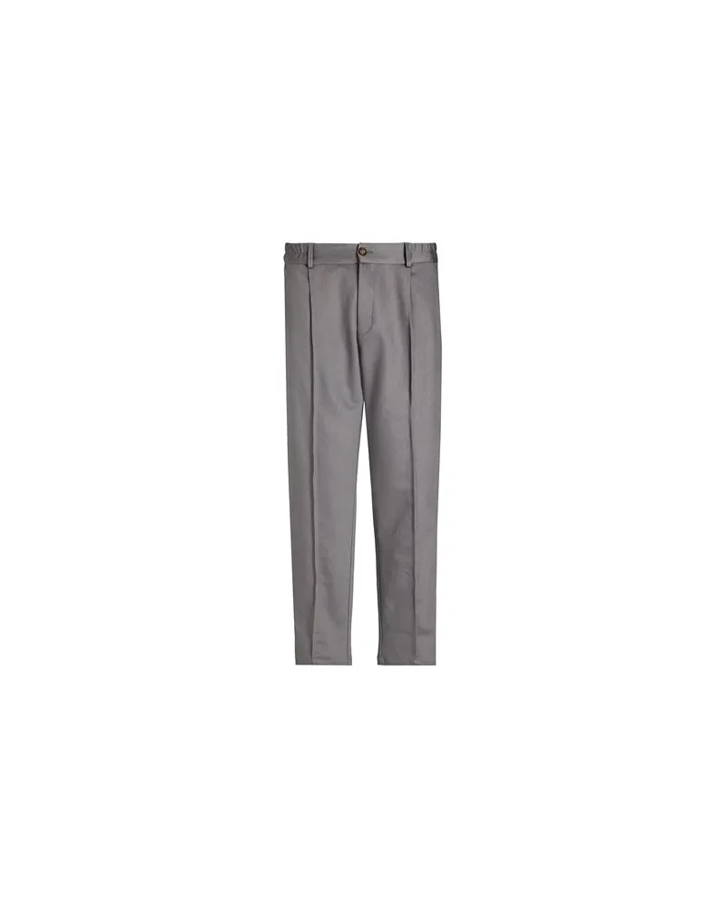 8 by Yoox WOVEN COTTON CHINOS  - HOSEN & RÖCKE - Hosenauf YOOX.COM Grau