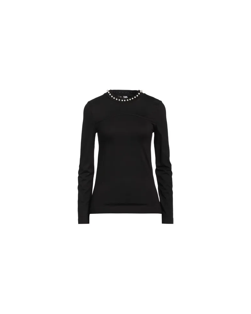 Karl Lagerfeld TOPS - T-shirtsauf YOOX.COM Schwarz