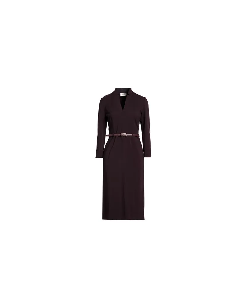 AGNONA KLEIDER - Midi-Kleiderauf YOOX.COM Pflaume