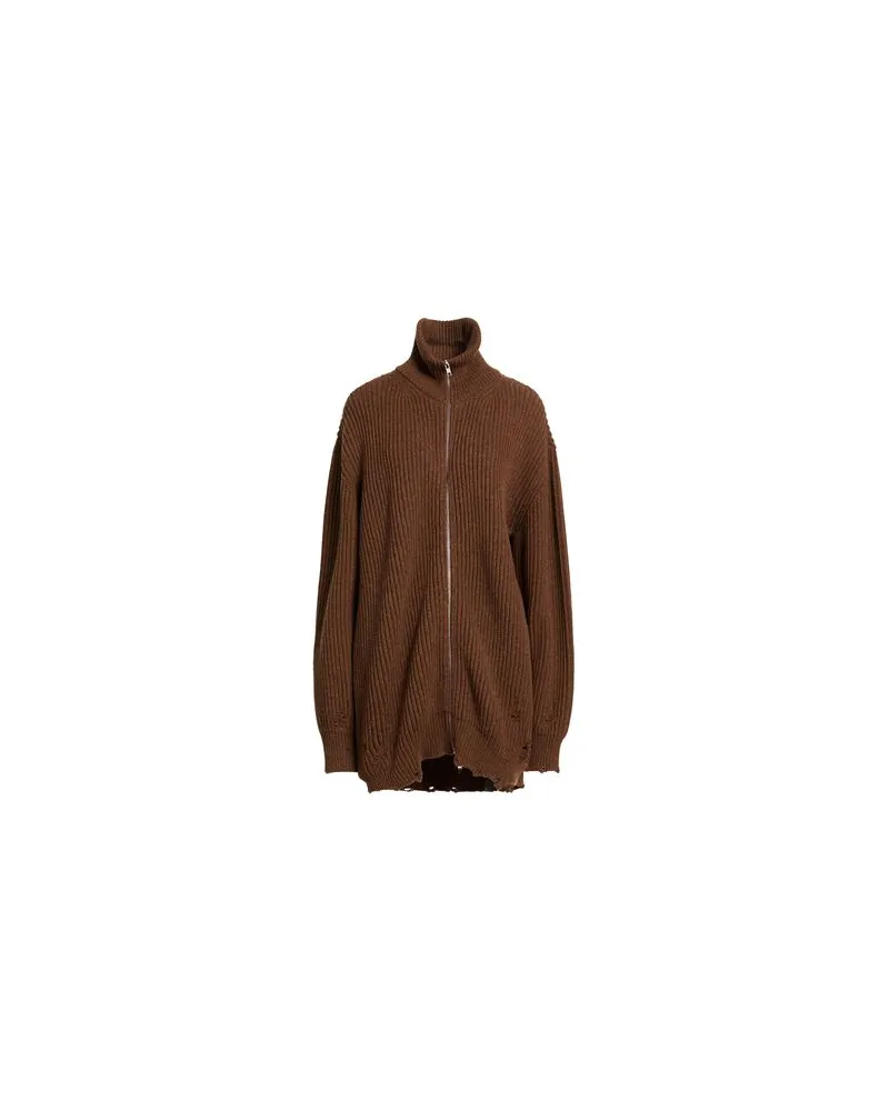 Maison Margiela STRICKWAREN - Strickjackenauf YOOX.COM Braun