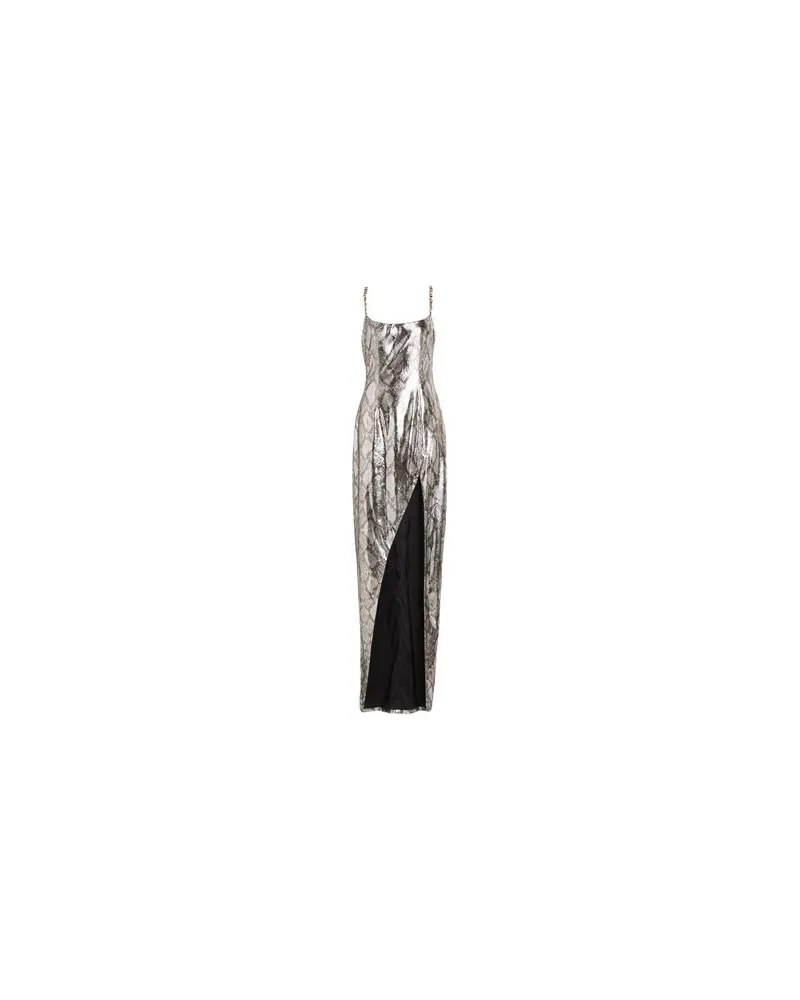 Balmain KLEIDER - Maxi-Kleiderauf YOOX.COM Silber