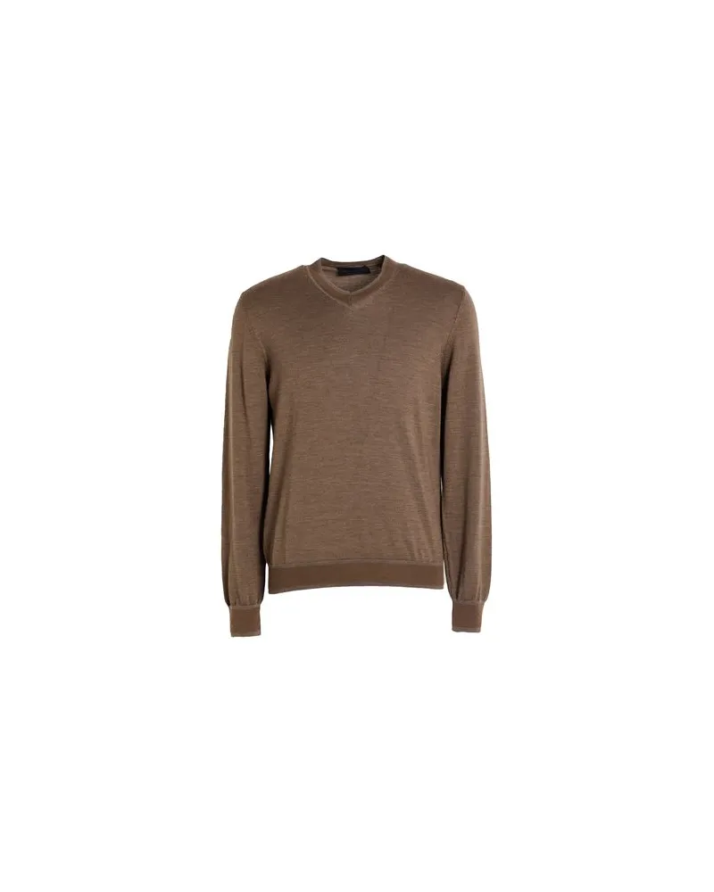 Fabrizio del Carlo STRICKWAREN - Pulloverauf YOOX.COM Khaki