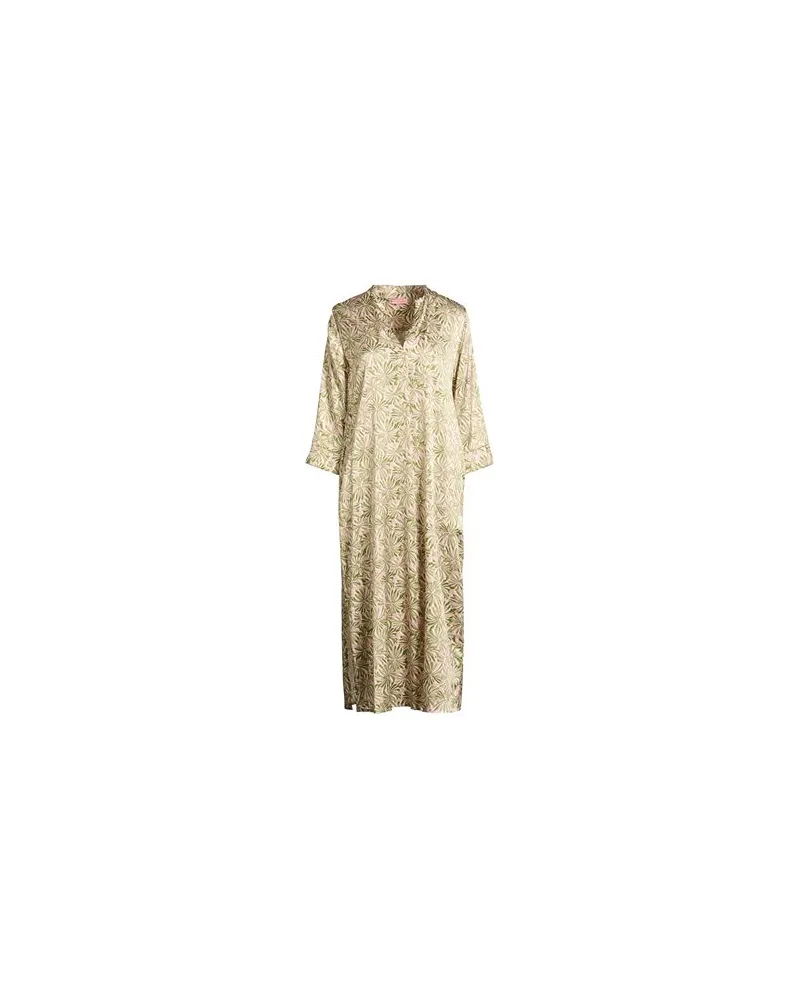 Monika Varga KLEIDER - Midi-Kleiderauf YOOX.COM Salbeigrün