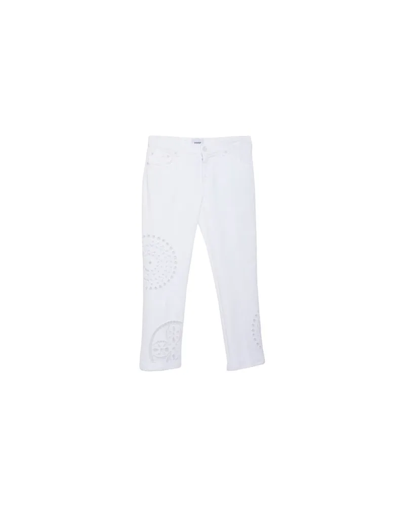 Dondup HOSEN & RÖCKE - Hosenauf YOOX.COM Weiß