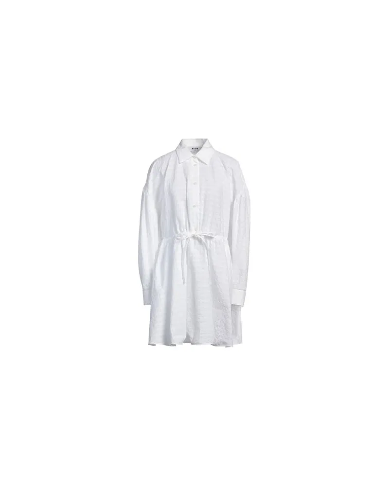 MSGM KLEIDER - Mini-Kleiderauf YOOX.COM Weiß