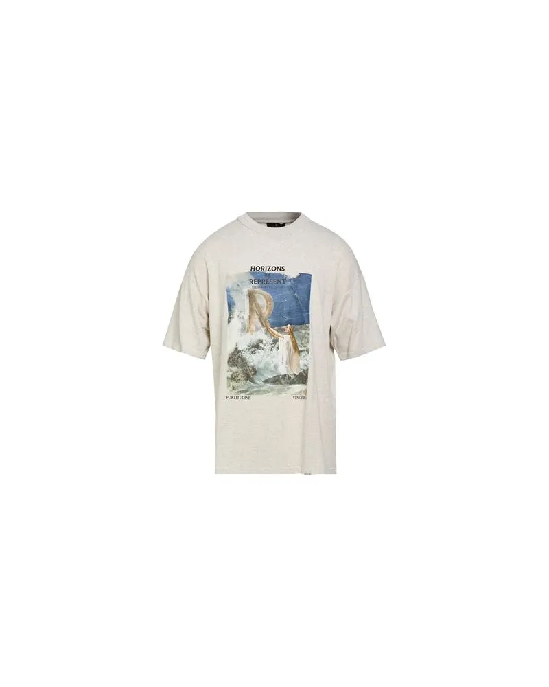 REPRESENT TOPS - T-shirtsauf YOOX.COM Hellgrau